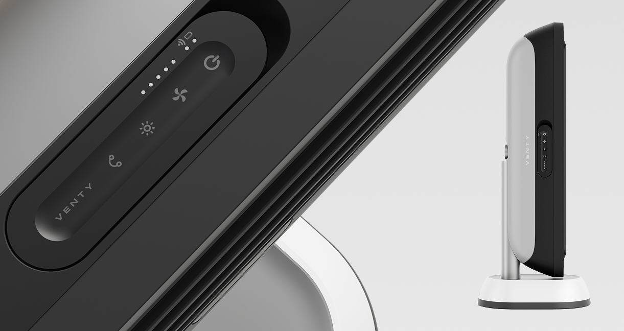 Remote control interface close-up