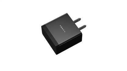 Black USB-C wall charger